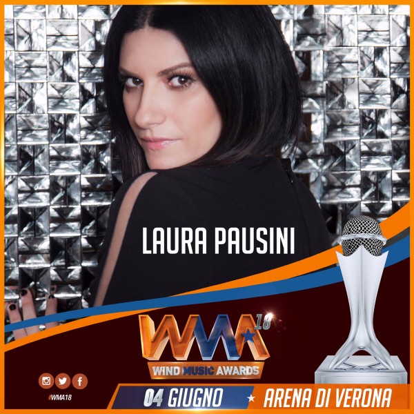 Laura Pausini ai Wind Music Awards 2018