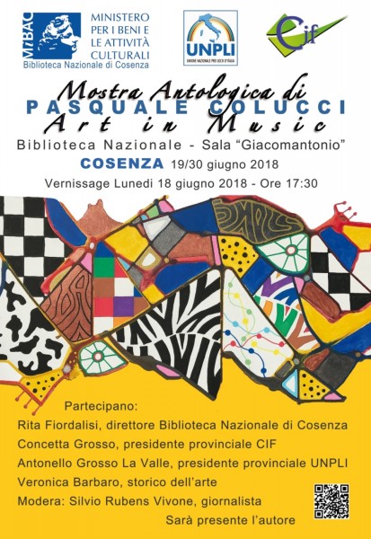 "Art in music"  Mostra antologica di Pasquale Colucci a Cosenza