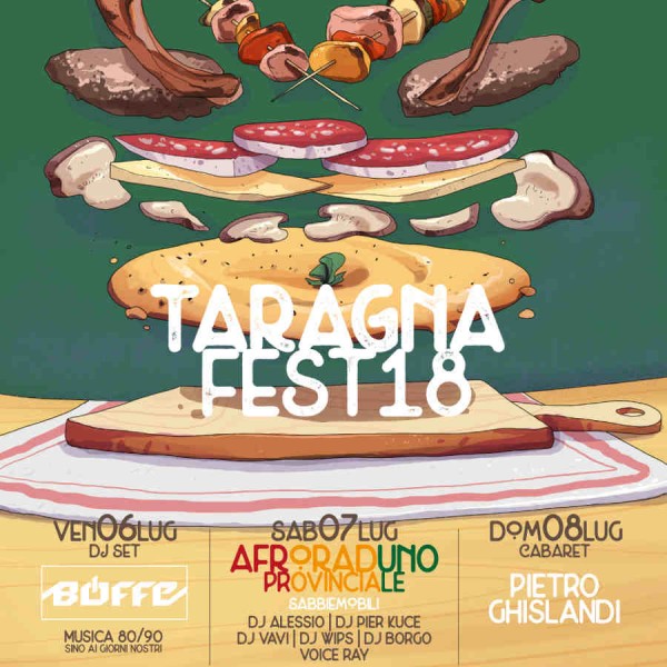 Taragna Fest 2018 il  6 - 7 - 8 luglio, Roncola San Bernardo (BG)