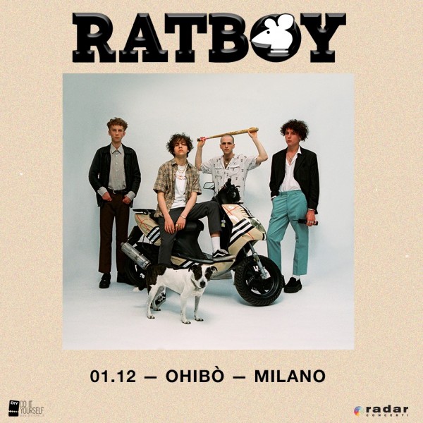 RAT BOY: Un’imperdibile data italiana per il talento britannico capace di unire indie, hip hop e punk d’oltremanica