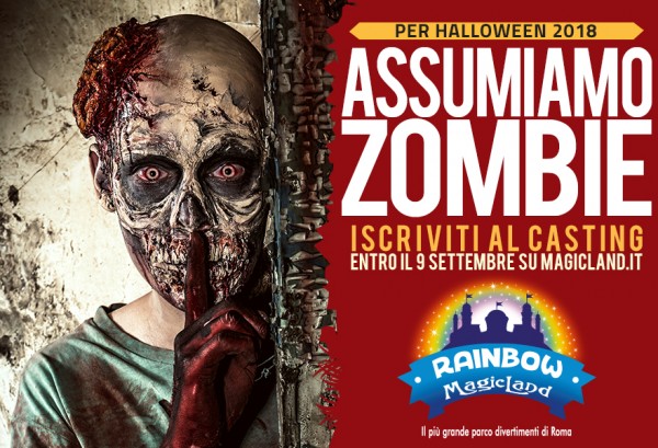 A.A.A. Zombie Cercasi:  Rainbow MagicLand “Assume” fino a 150 Mostri viventi!
