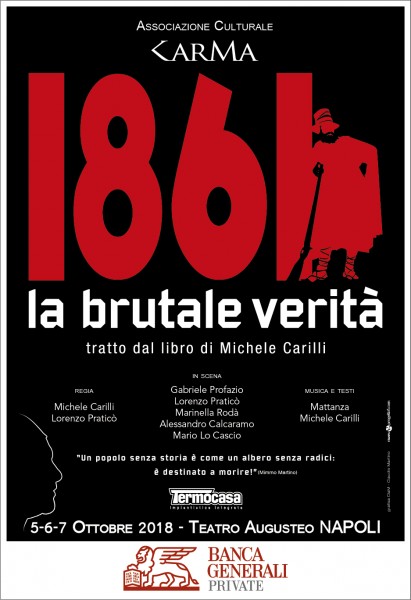 “1861 la brutale verità” al Teatro Augusteo di Napoli 