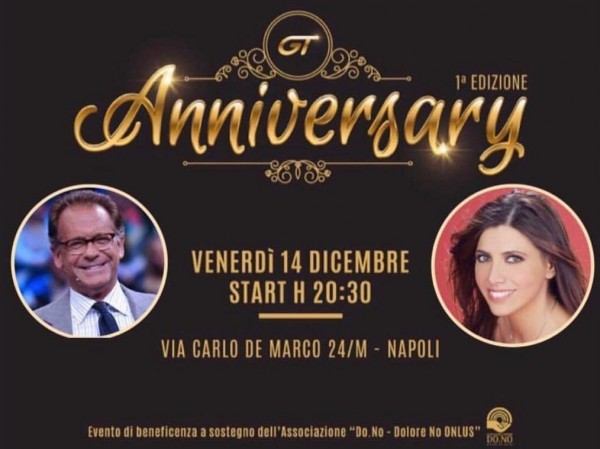 "GT Anniversary” il Charity Gala a sostegno dell’Associazione DO.NO. con il Santobono-Pausilipon di Napoli