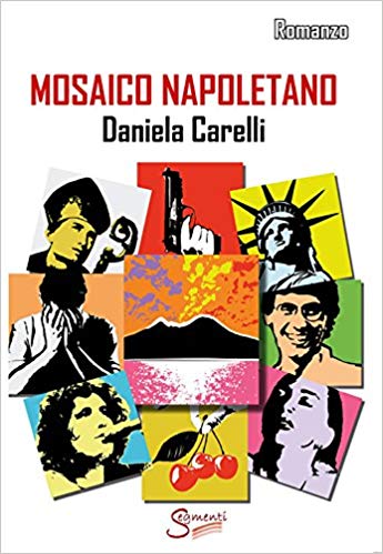 Daniela Carelli e il suo libro colorato “Mosaico Napoletano”.