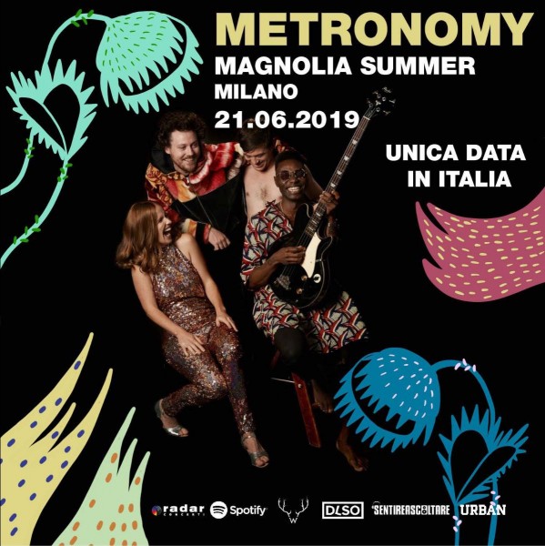 Metronomy la straordinaria band britannica a giugno al Magnolia Estate di Milano
