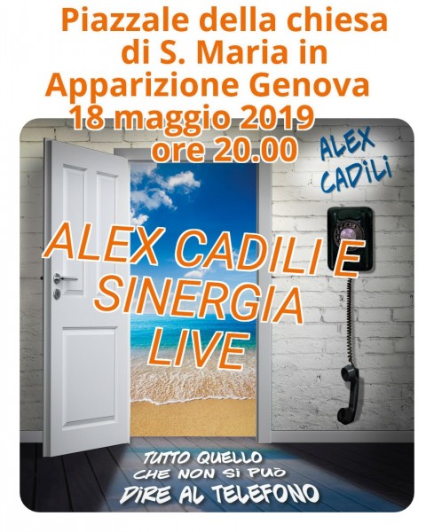 Alex Cadili  in concerto  18 maggio 2019 alle ore 20.00
