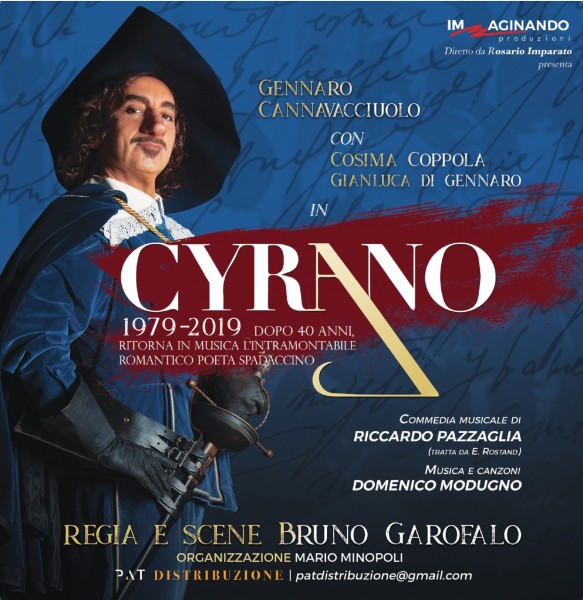 Cyrano al Teatro Augusteo di Napoli con Gennaro Cannavacciuolo fino al 15 dicembre. Recensione