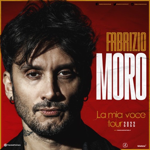 'La mia voce tour 2022' di Fabrizio Moro. Ecco le nuove date
