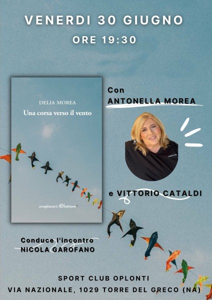 Antonella Morea presenta il libro della sorella Delia alla Settimana dello scrittore