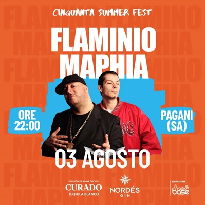 Il rap dei Flaminio Maphia al Cinquanta Summer Fest di Pagani