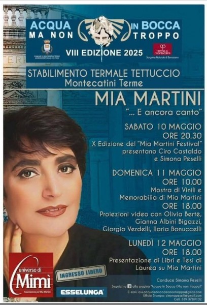 In Toscana la X edizione del MIA MARTINI FESTIVAL