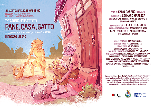 “Pane Casa Gatto”: il nuovo progetto di B.E.A.T. Teatro che mette al centro la terza età