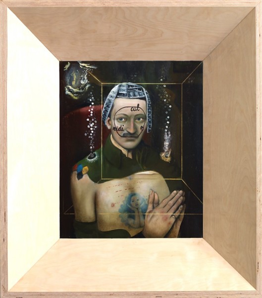 Ged Quinn "The Book of Two Ways", 2013 Oil on linen 61.5 x 50cm (24 1/4 x 19 3/4in)