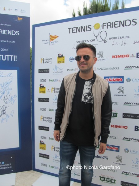 Andrea Sannino  al Tennis & Friends - Maggio 2018