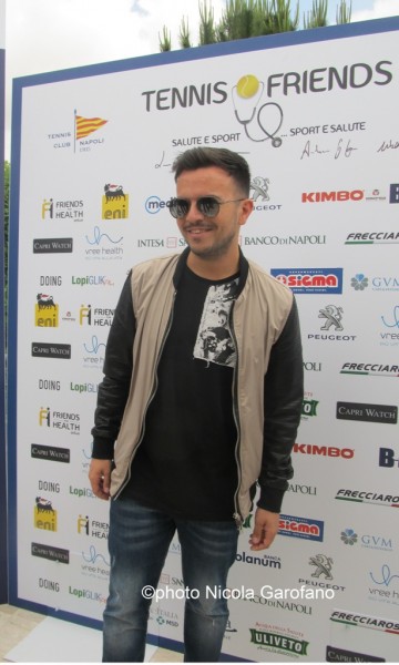 Andrea Sannino  al Tennis & Friends - Maggio 2018