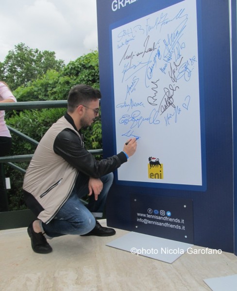 Andrea Sannino  al Tennis & Friends - Maggio 2018